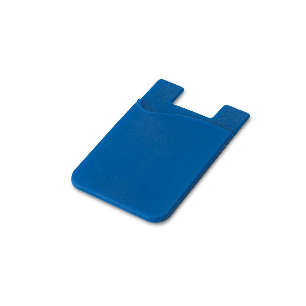 SHELLEY Smartphone-Kartenhalter aus Silikon - königsblau-8