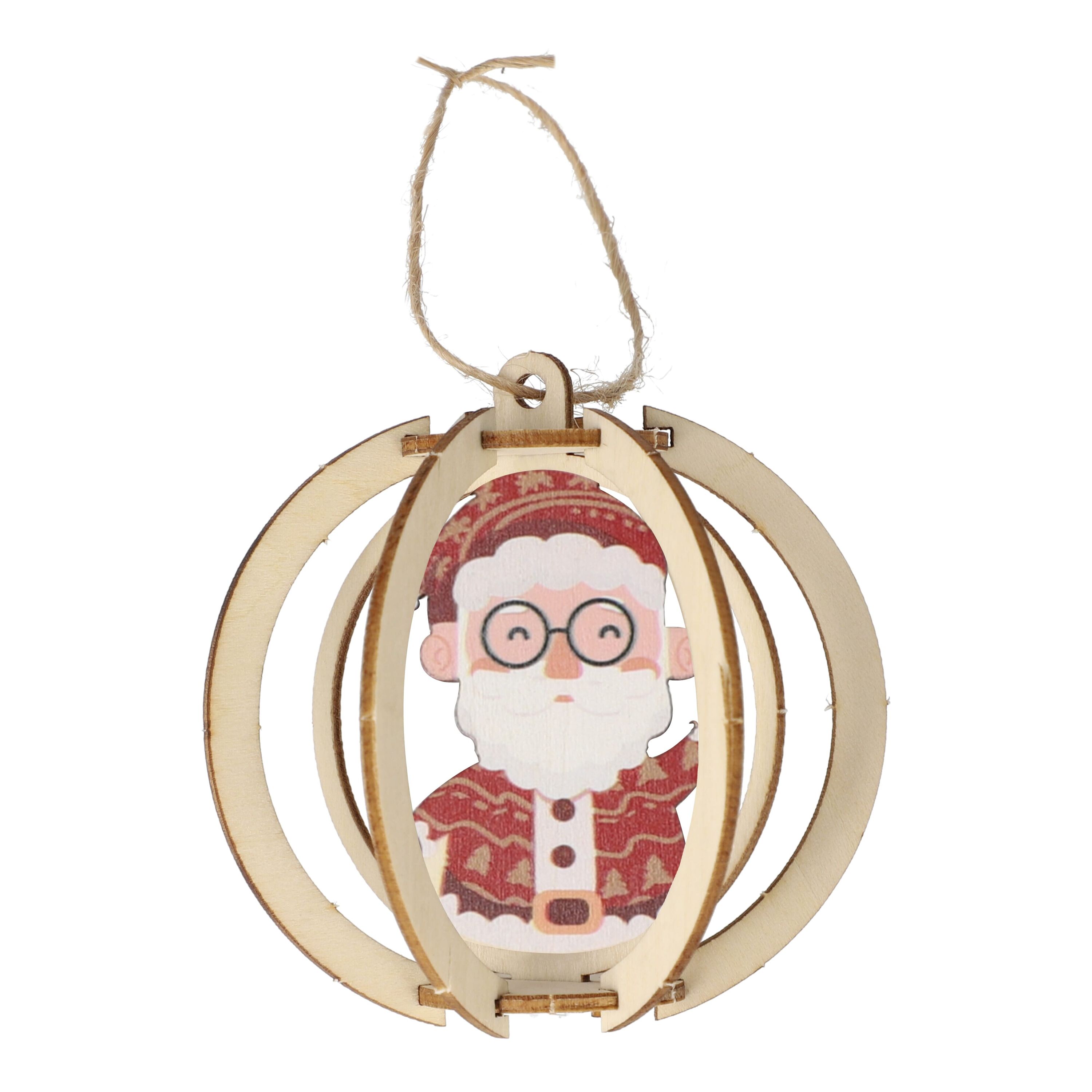 InSideOut Weihnachtsschmuck aus Holz 3er-Set - natur-235