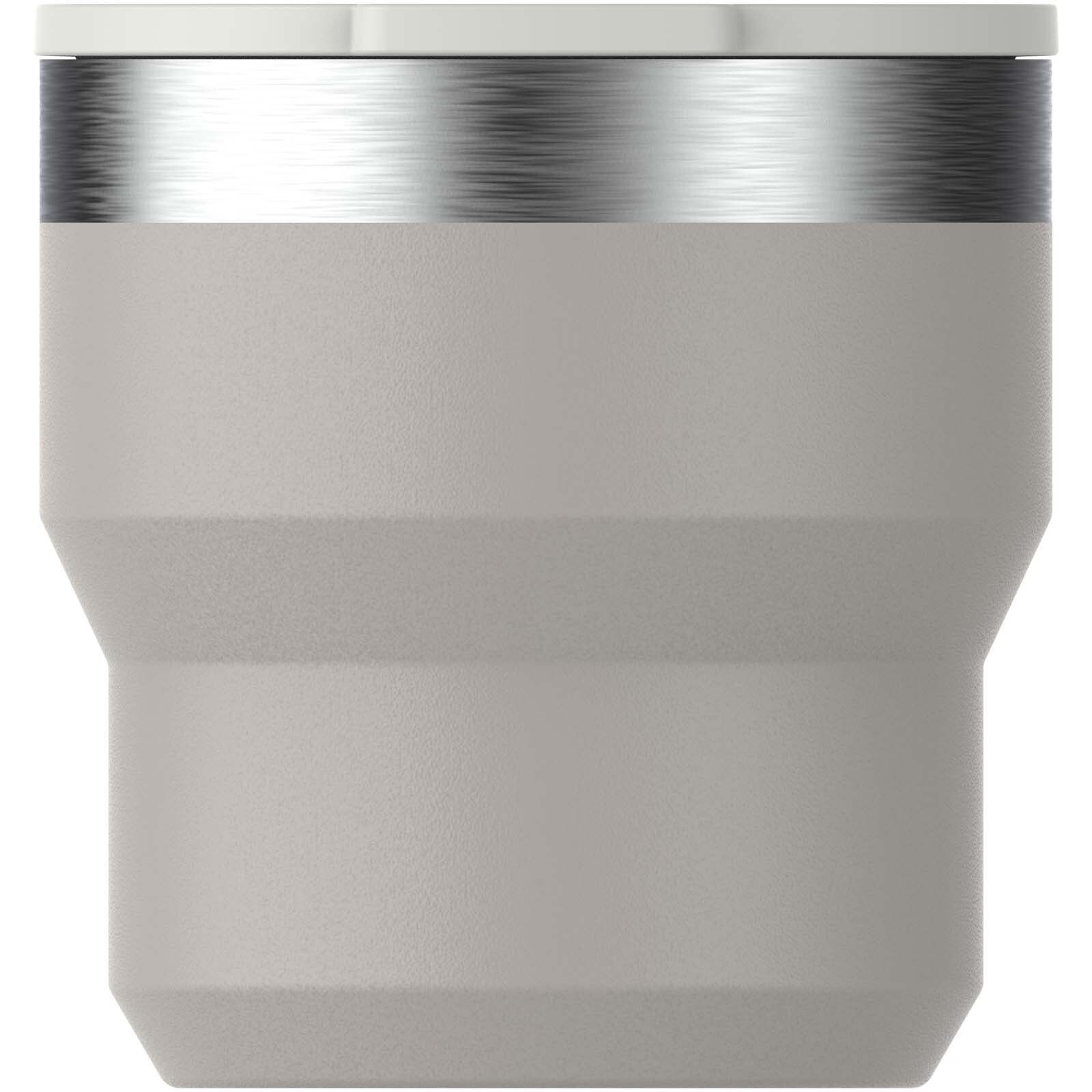 Stanley Stay Hot 295 ml Edelstahl isolierter, stapelbarer Camp Becher - grau-264
