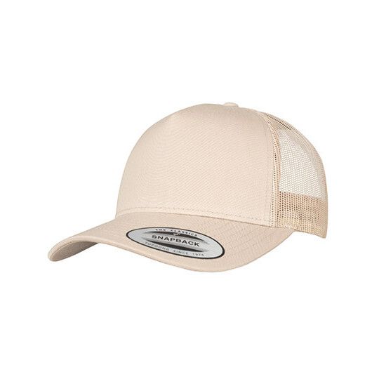 5-Panel Retro Trucker Cap - khaki-523