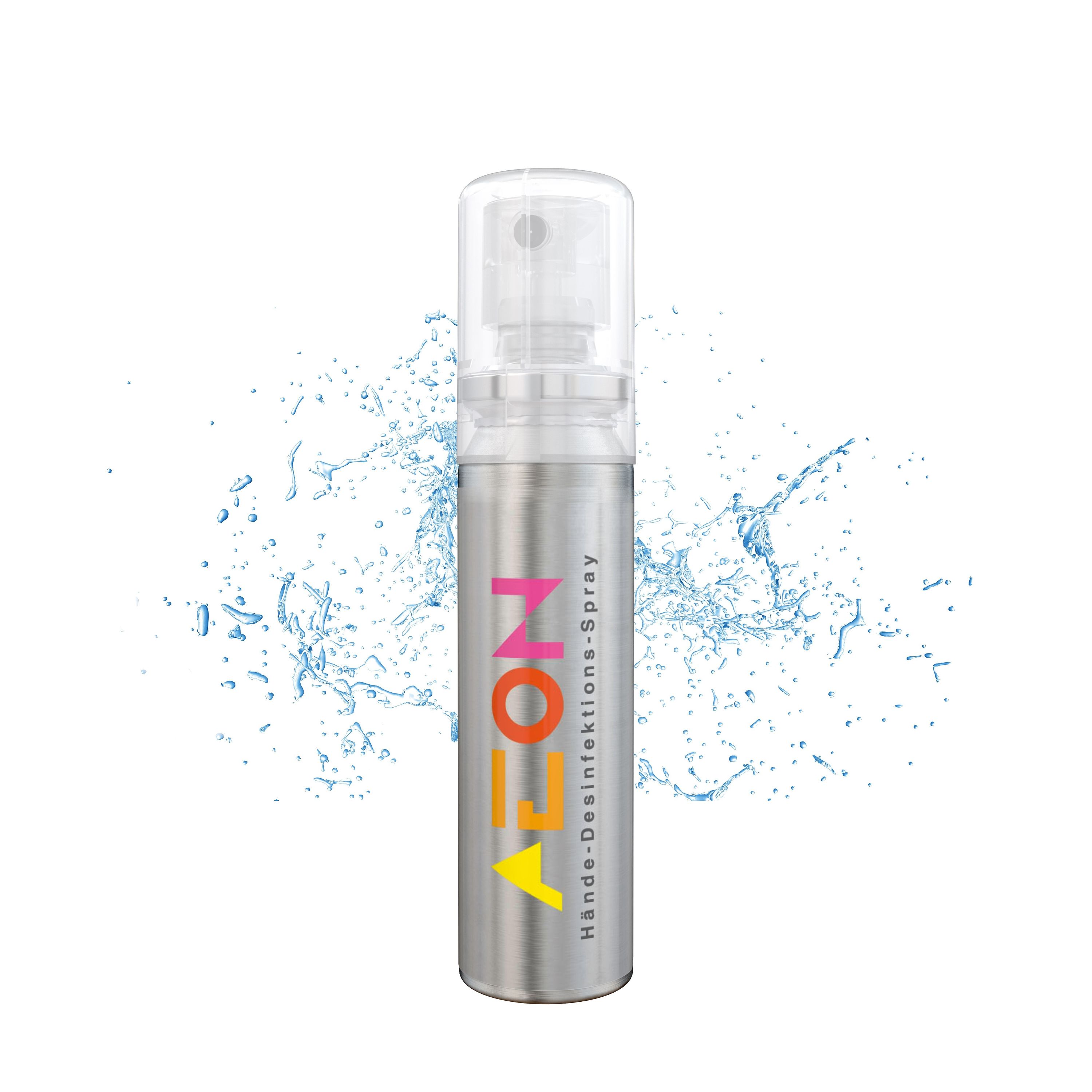 20 ml Spray Hände-Desinfektionsspray (DIN EN 1500) Body Label transparent-106
