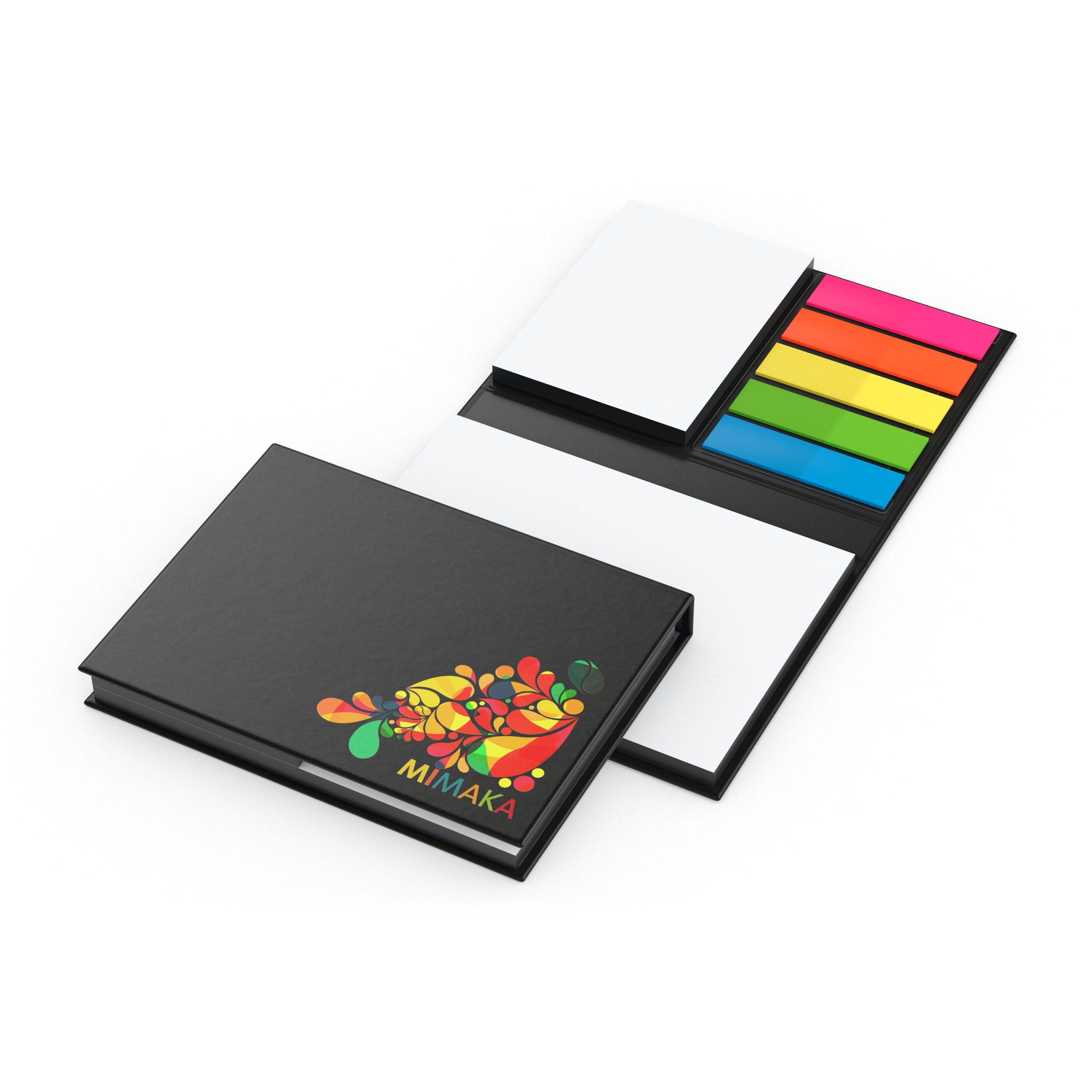 Haftnotiz-Set London, glänzend, schwarz-992