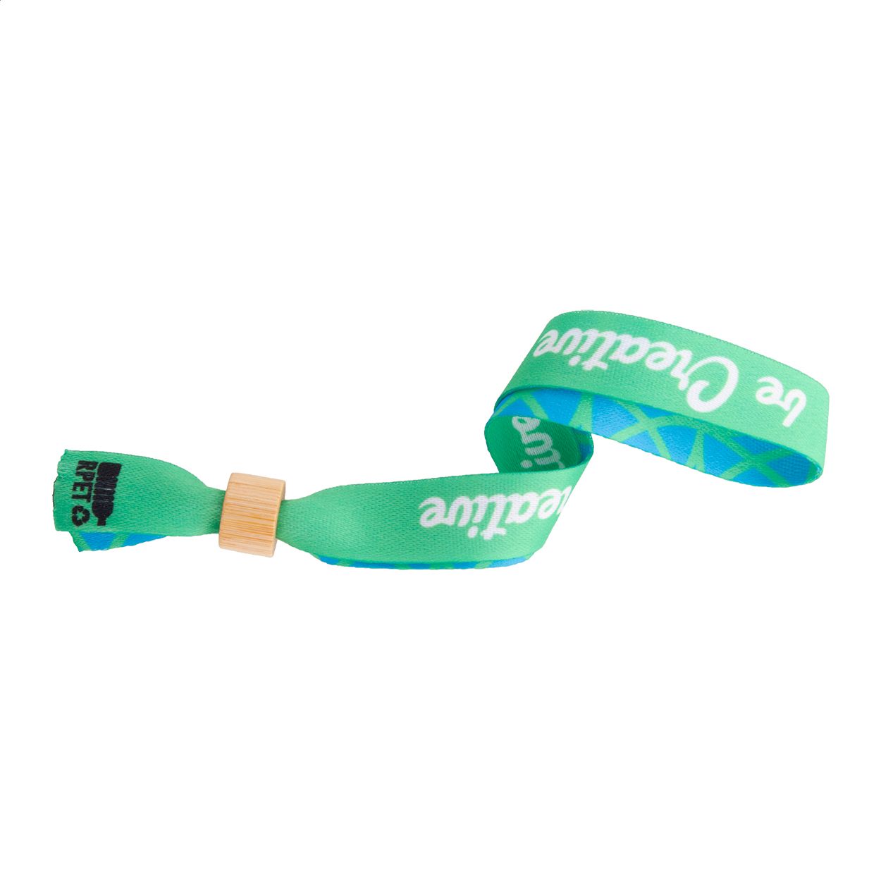 Individuelles RPET Festival-Armband SuboWrist Eco - natur-871