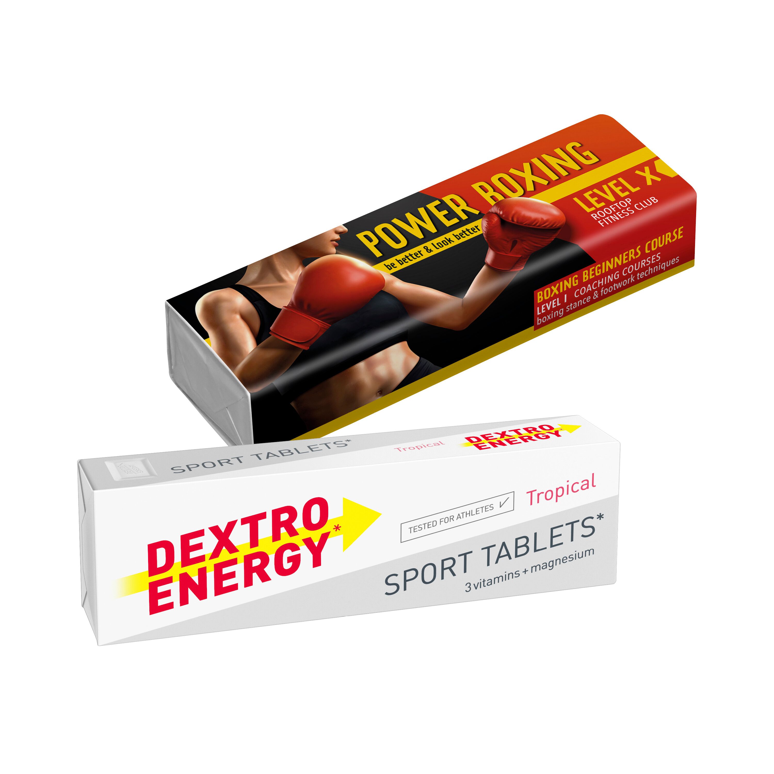 DEXTRO ENERGY* Stange - Tropical SPORT 3 Vitamine & Magnesium-67