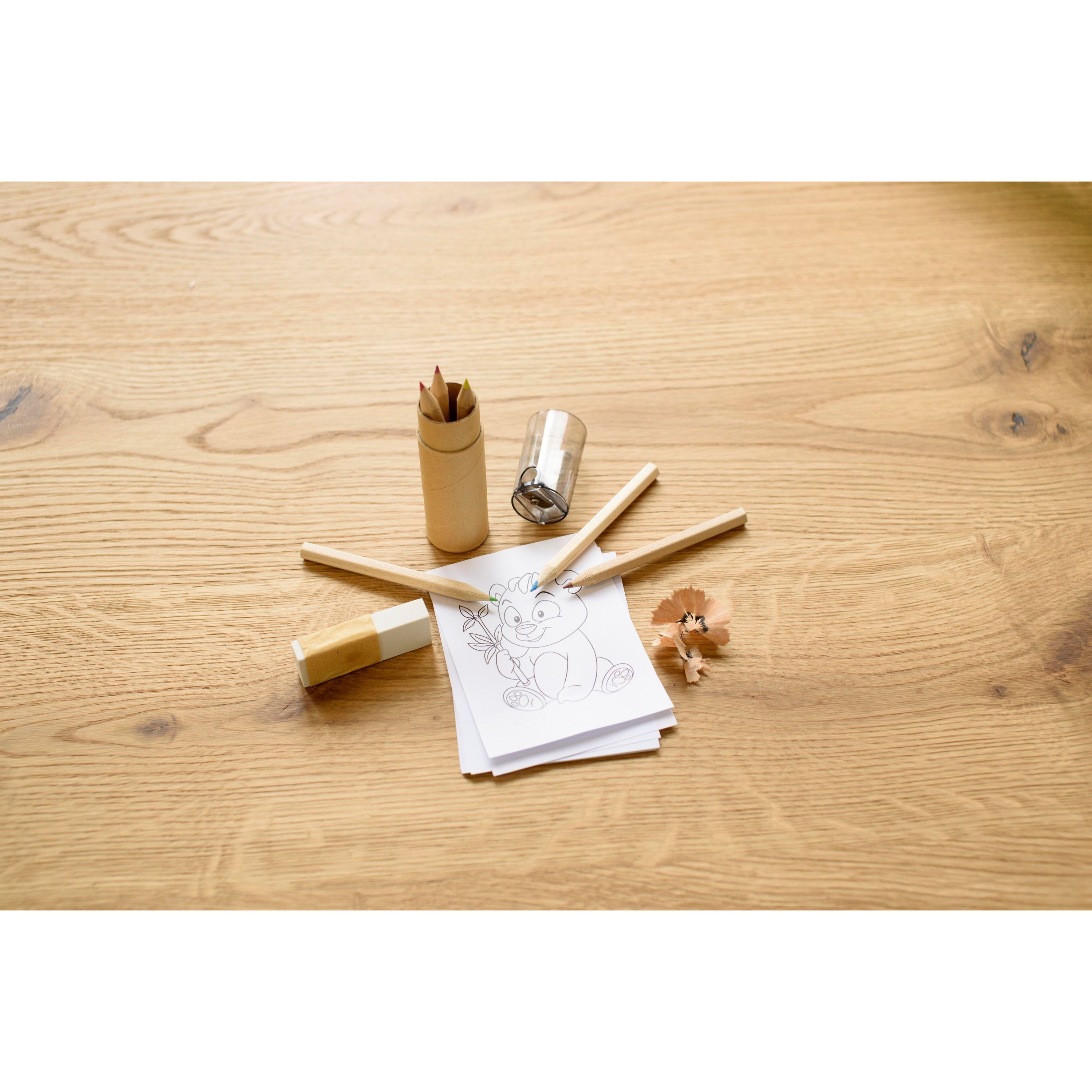Buntstifte-Set , 6-tlg. Libbie - schwarz-566