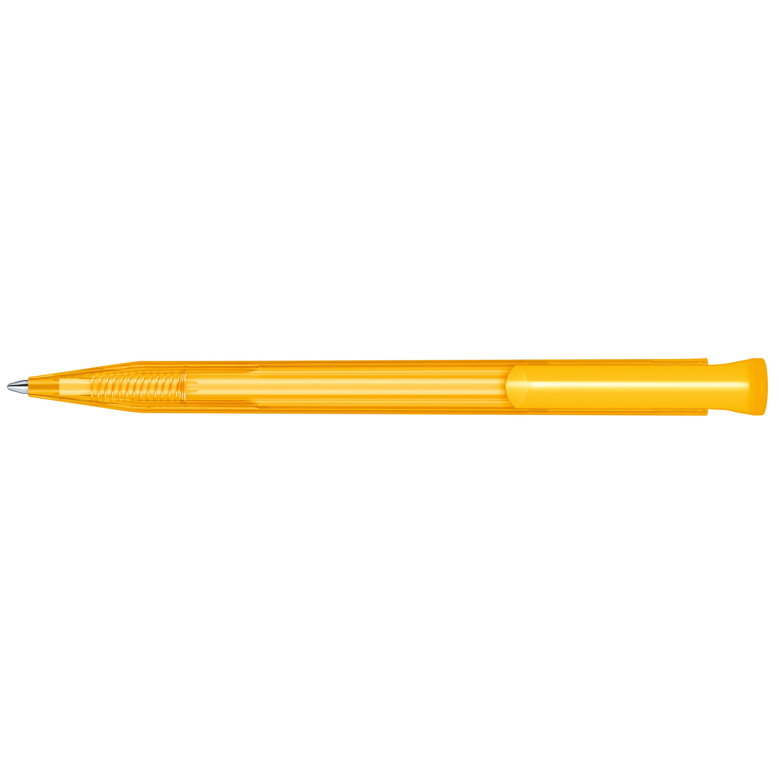 Super Hit Clear Druckkugelschreiber - gelb-383