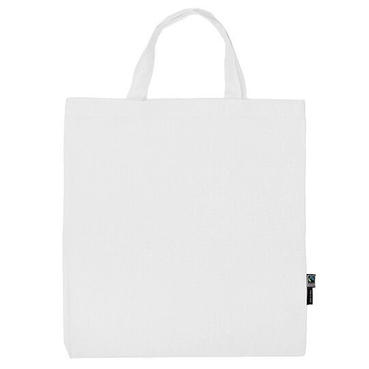 Shopping Bag Short Handles - white-91