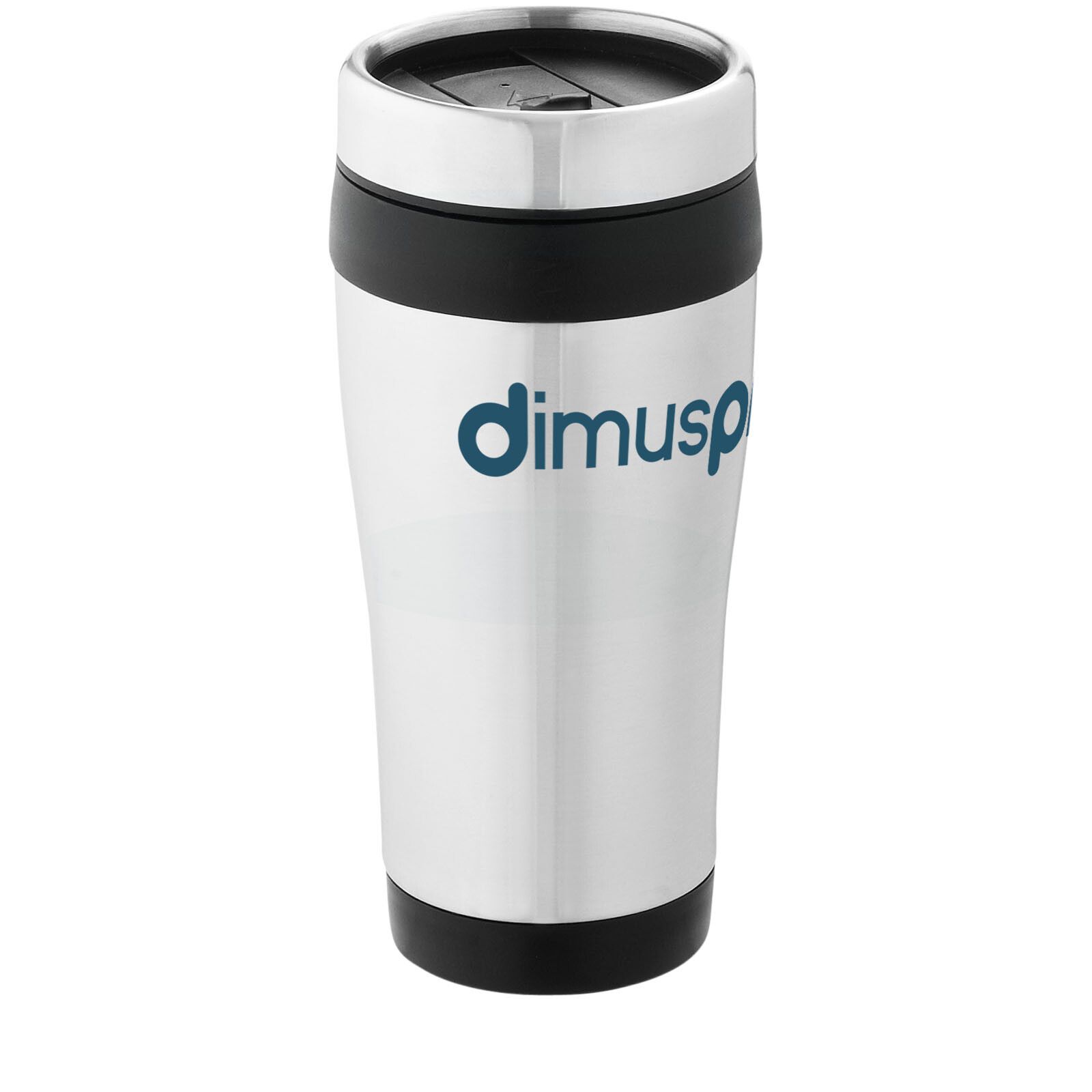 Elwood 410 ml Isolierbecher - silber -  schwarz-485