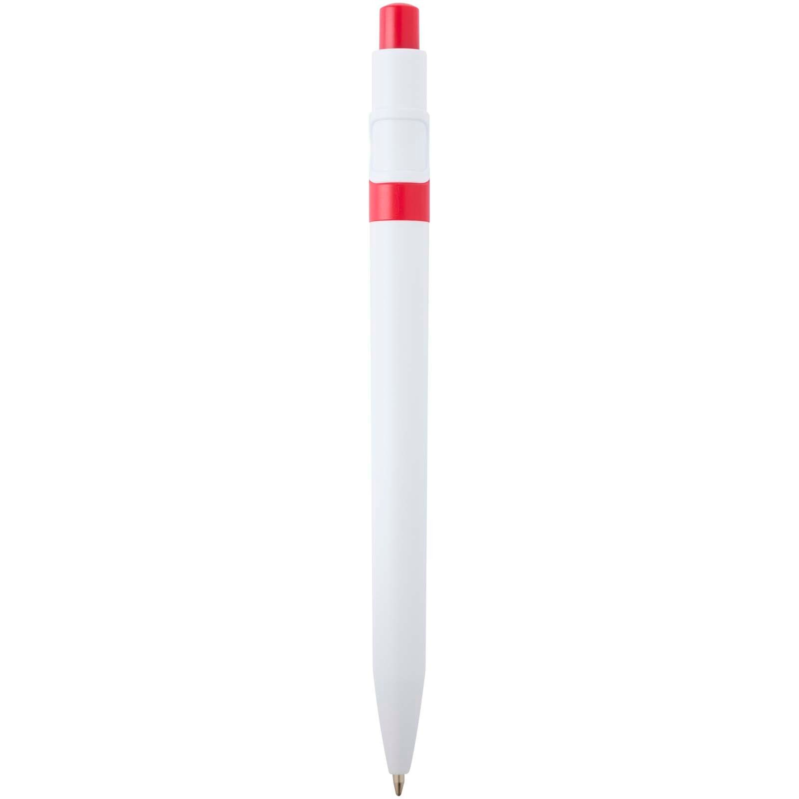 Unica Kugelschreiber aus recyceltem Kunststoff (blaue Mine) - rot-815