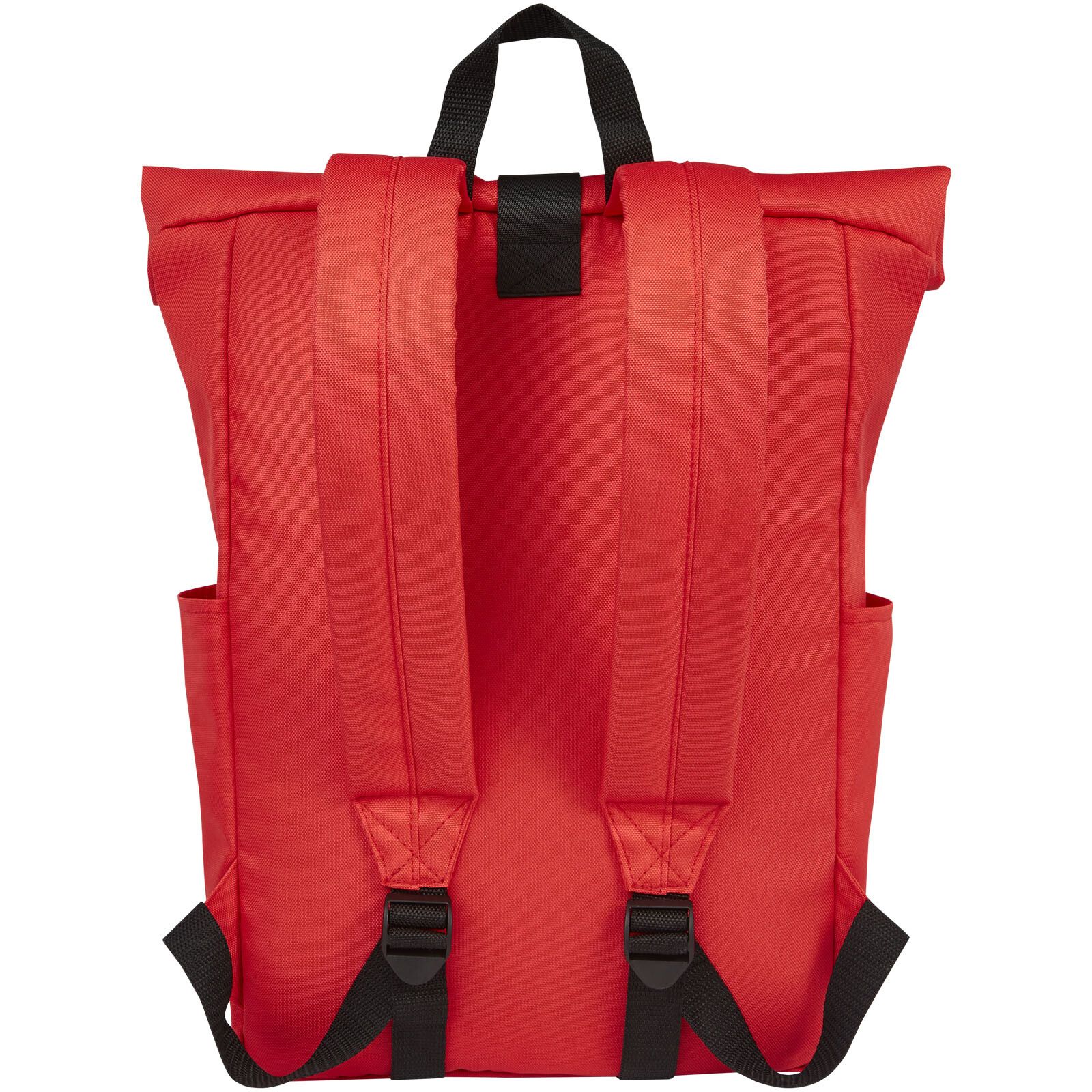 Byron 15,6" GRS RPET Roll-Top Rucksack 18 L - rot-816