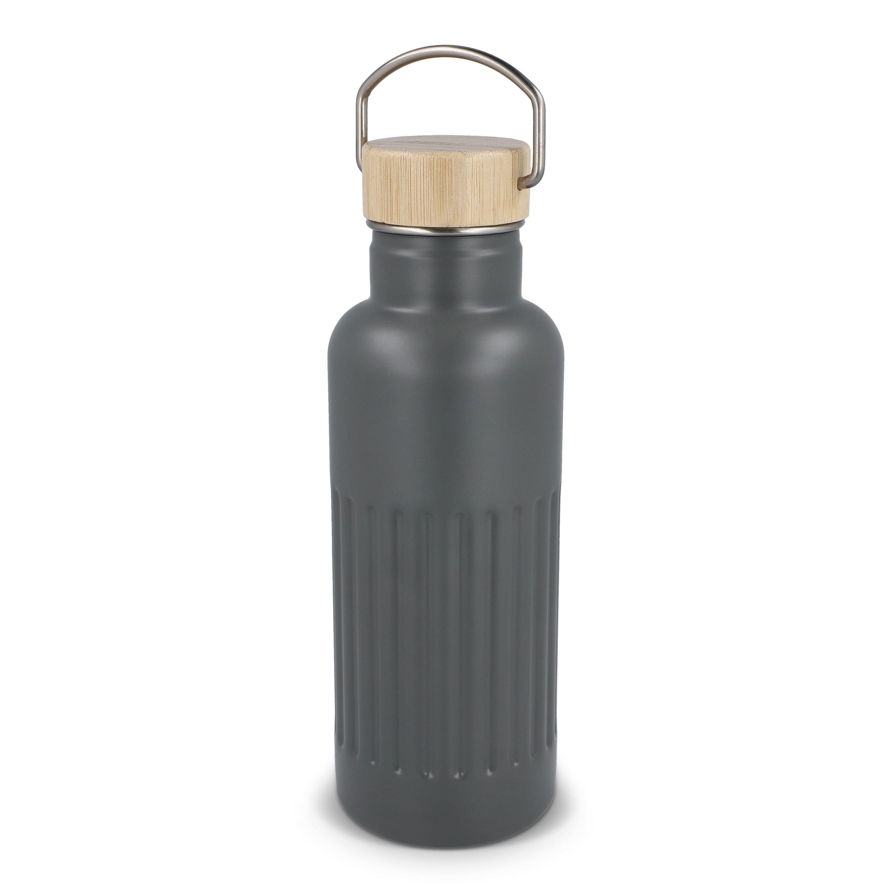 Recycelte Edelstahl-Isolierflasche 500 ml - grau-501