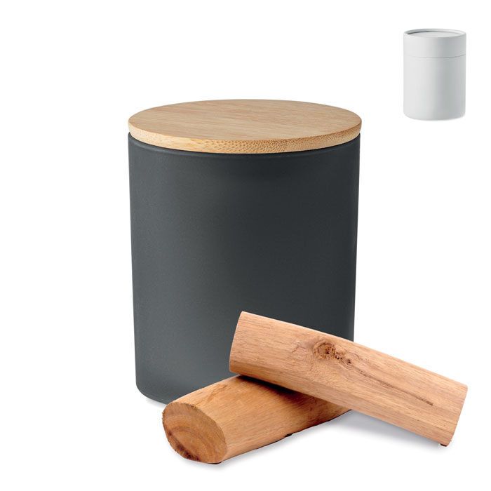 Kerze im Glas 280 g KEOPS LARGE - schwarz-398