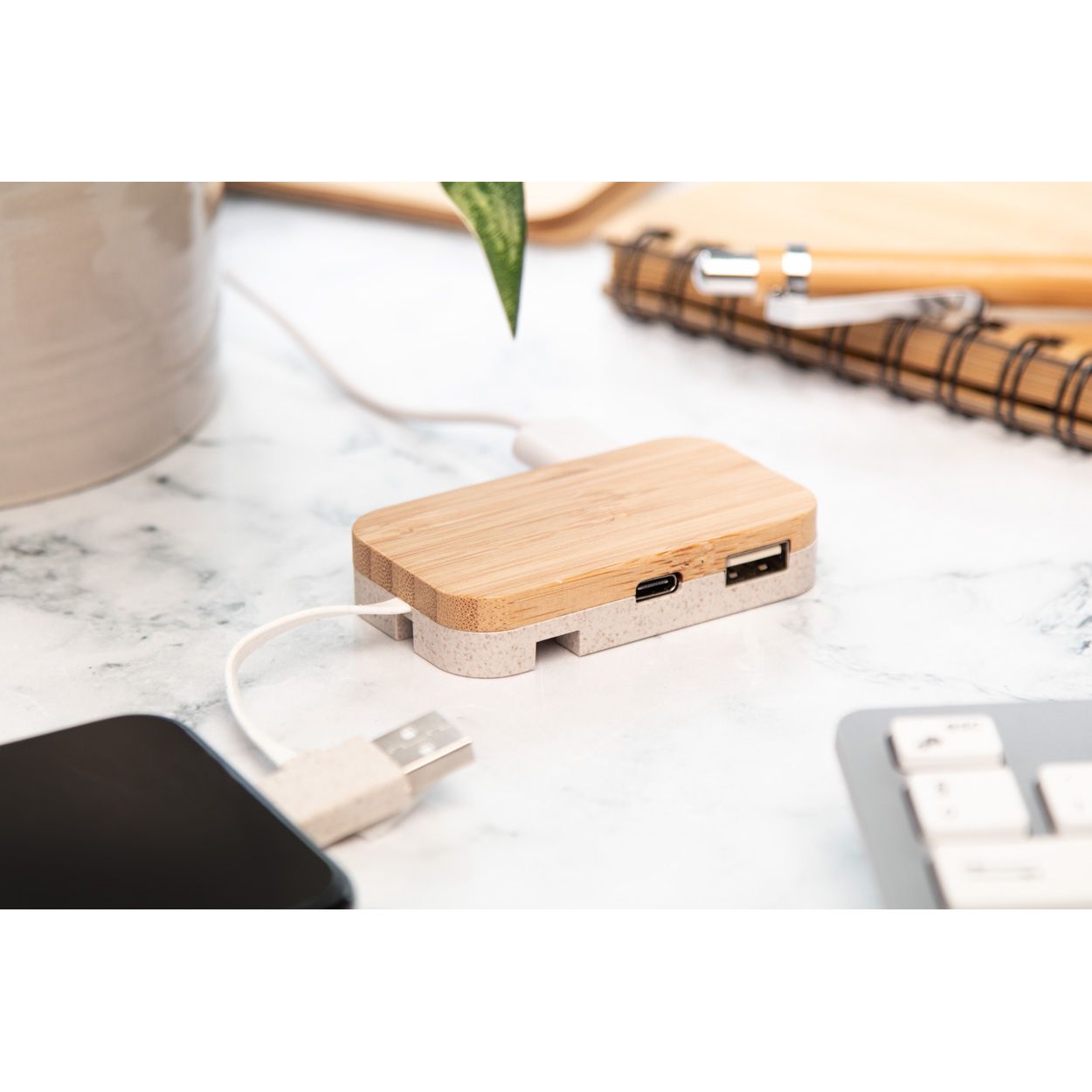 USB Hub Holbaru - natur-928