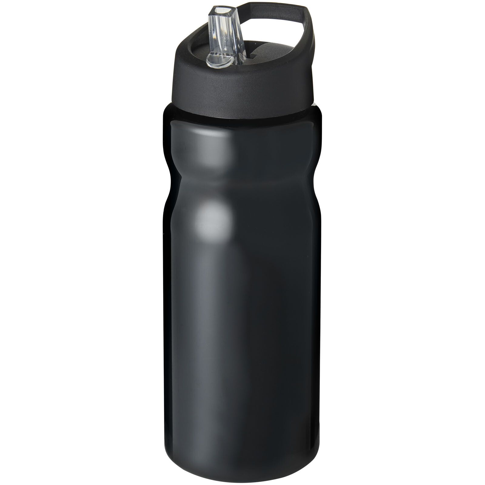 H2O Active Base 650 ml Sportflasche mit Ausgussdeckel - schwarz-594