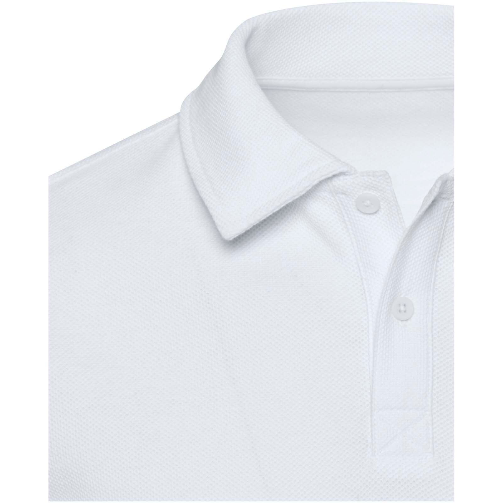 Apollo Langarm Poloshirt  - weiss - XL-307