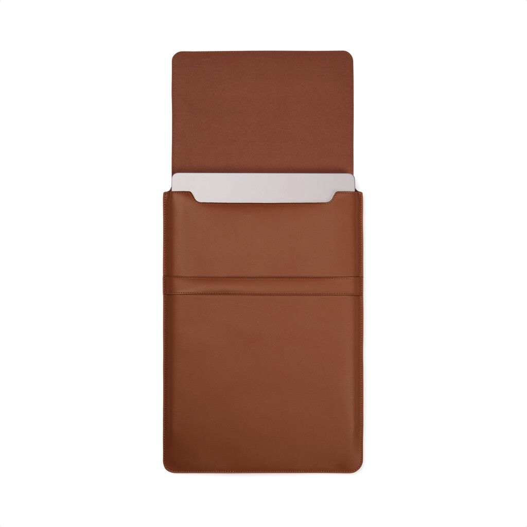 VINGA Timo 16" Laptop-Sleeve aus RCS recyceltem rPET - braun-478