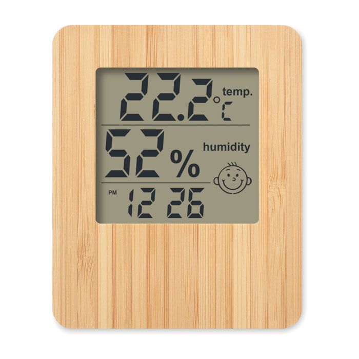Wetterstation Bambus SUNCITY - holz-525
