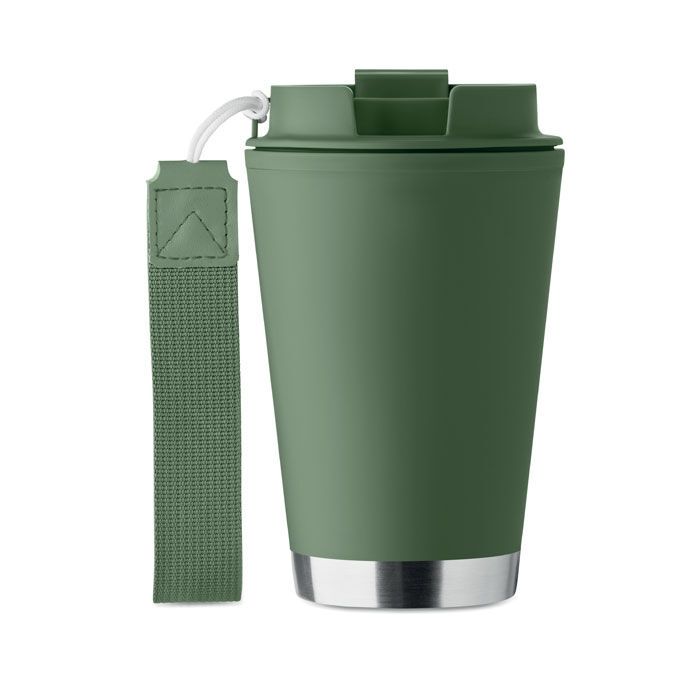 Doppelwandiger Becher 300 ml TOPIZ - dunkelgrün-212