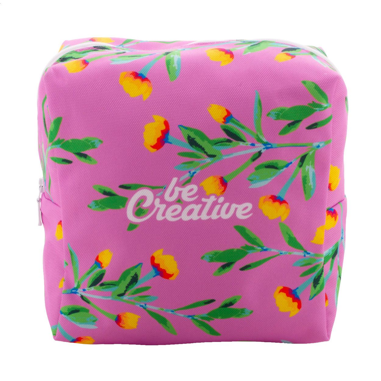 Individuelle Kosmetiktasche CreaBeauty Square L - weiß-608