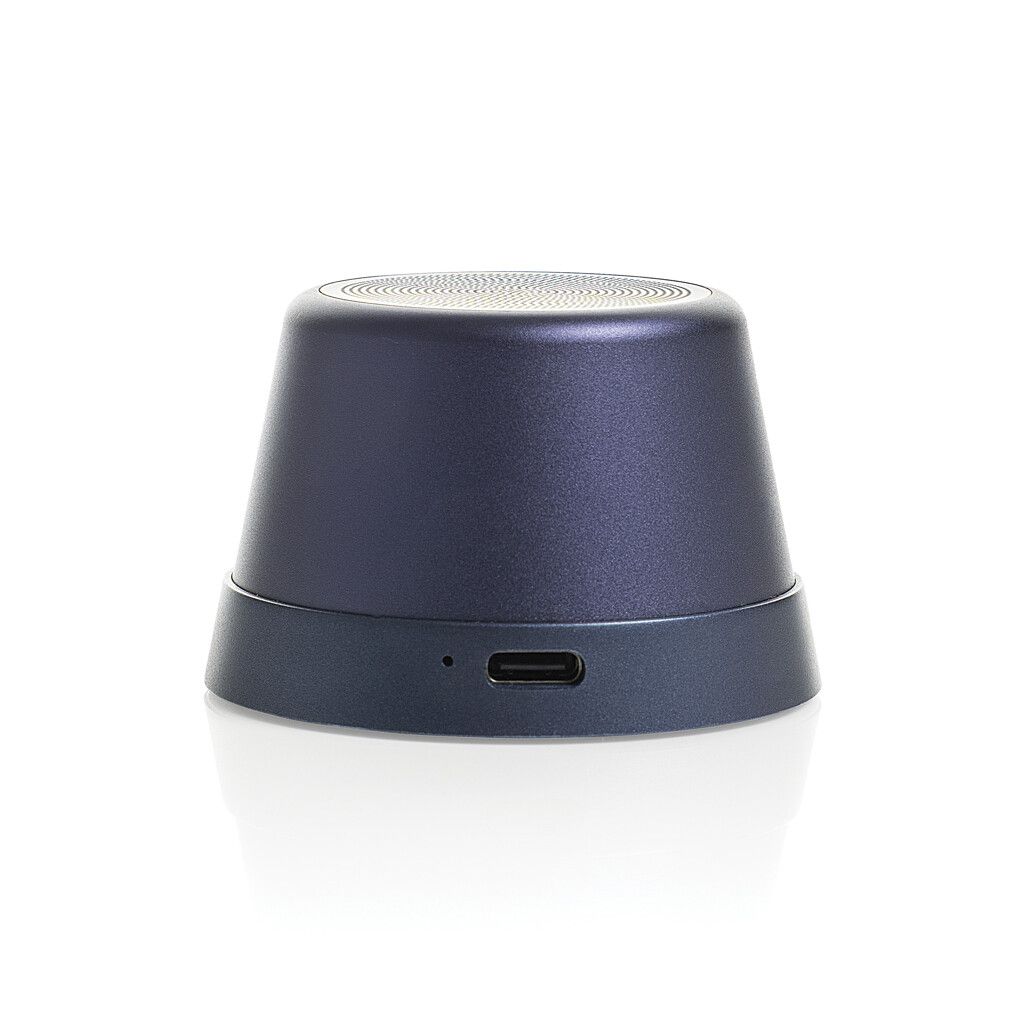 Nivio magnetischer 5W-Speaker aus RCS recyceltem Aluminium - blau-451