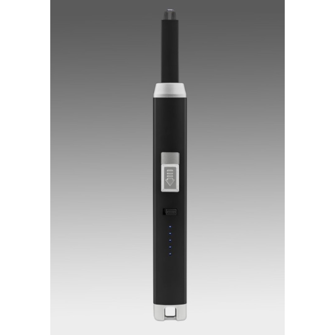 Metmaxx® BBQ Feuerzeug "FutureTechFire" - schwarz - silber-778