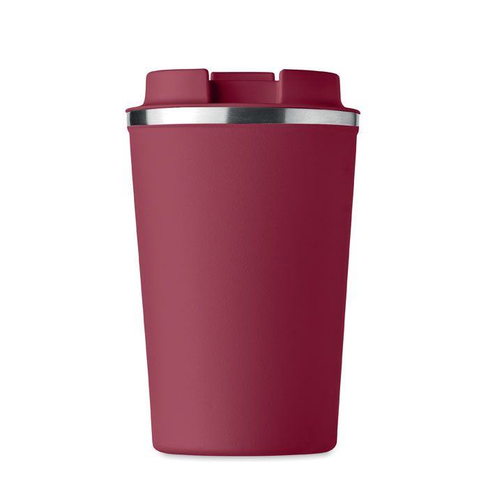 Doppelwandiger Becher 350ml BRACE - bordeaux-92