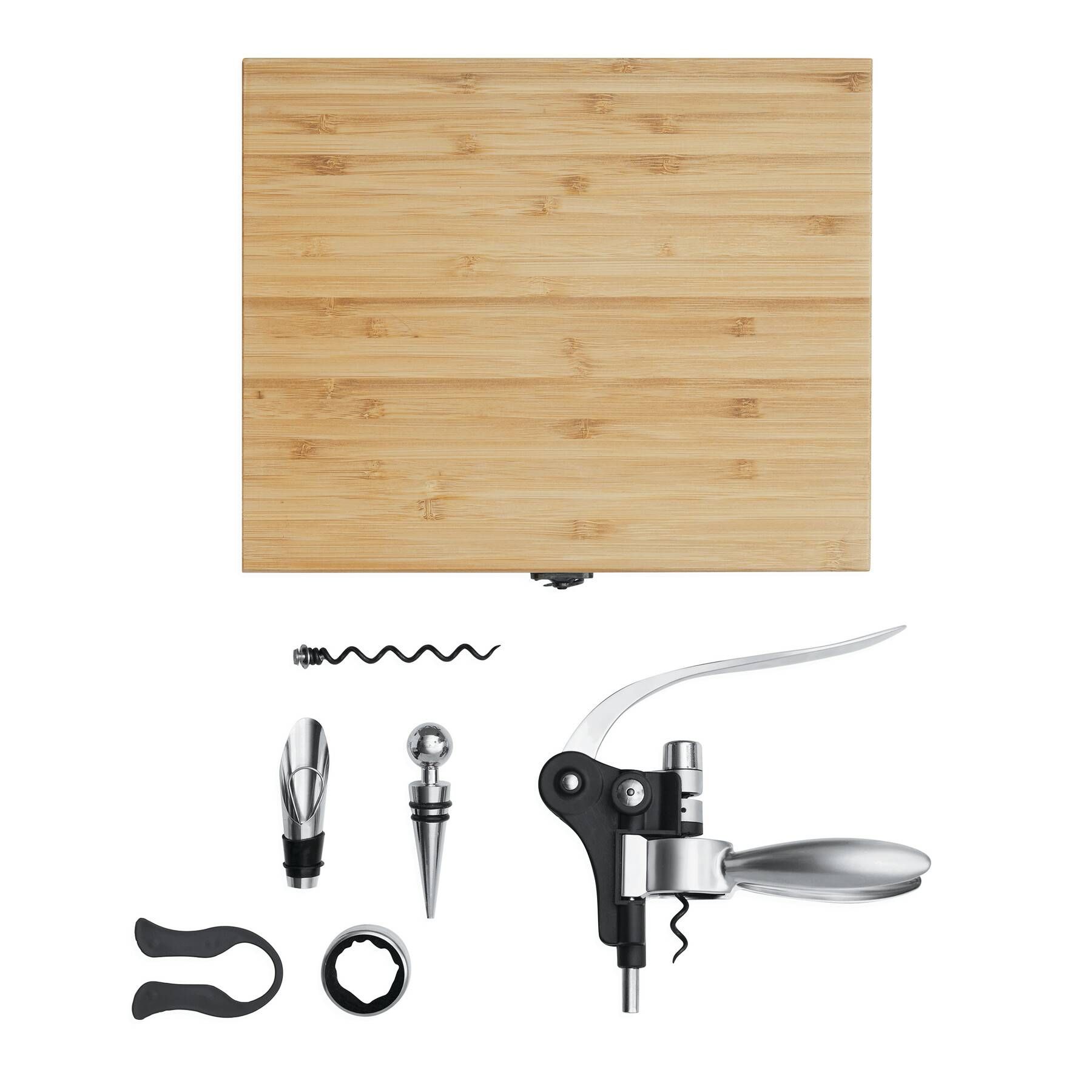 Weinset NOBLE WINE - braun - silber-351
