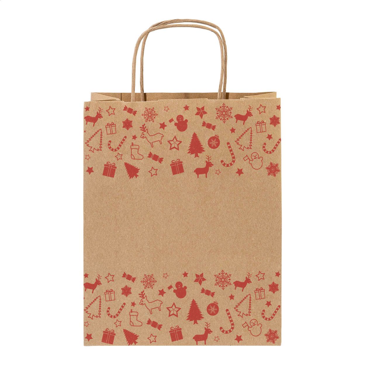 Julegave L Weihnachtsgeschenktasche, groß - natur-39