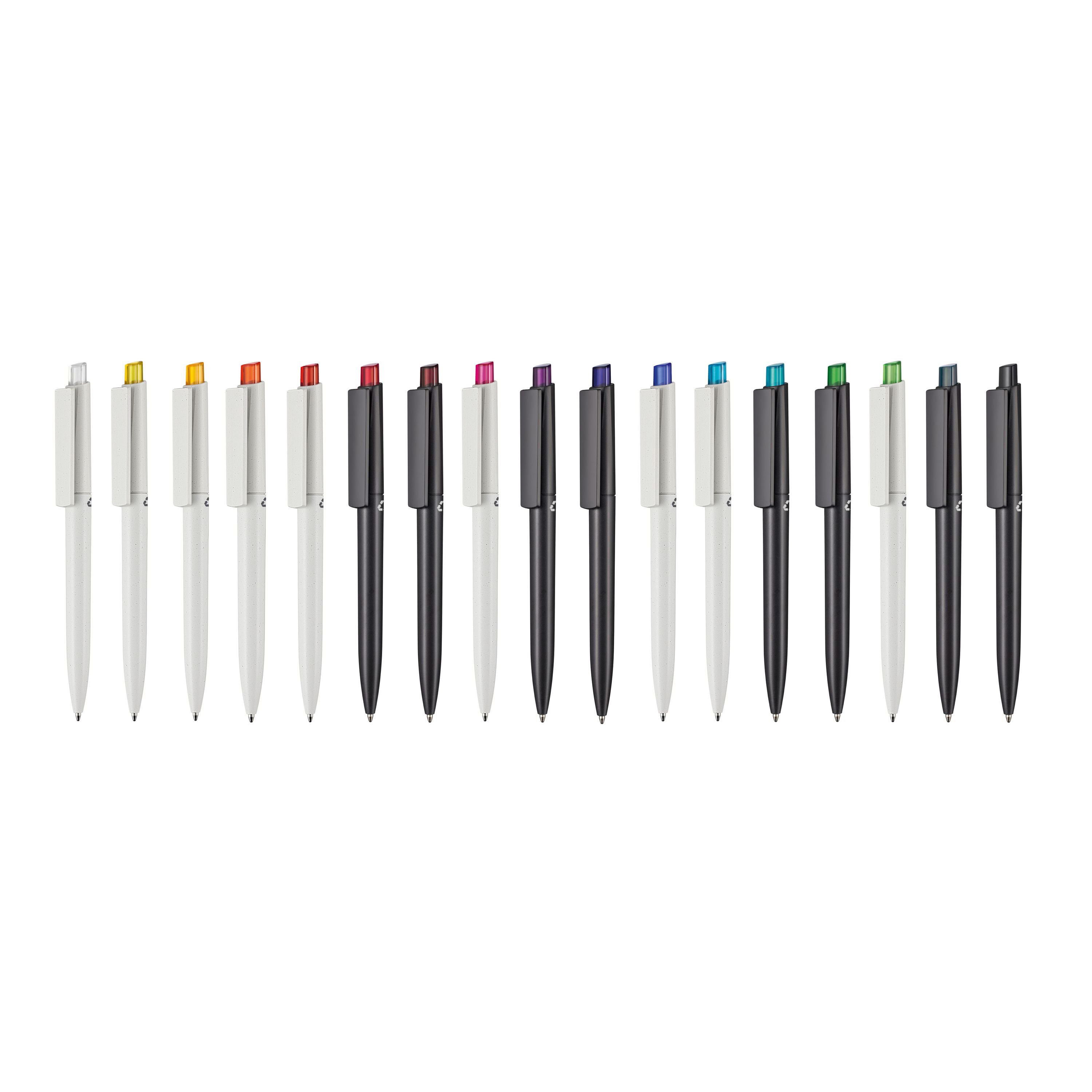 Kugelschreiber CREST RECYCLED + - grau -40