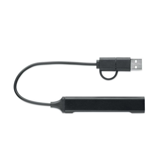 4 Port USB Hub CURRENT - schwarz-144