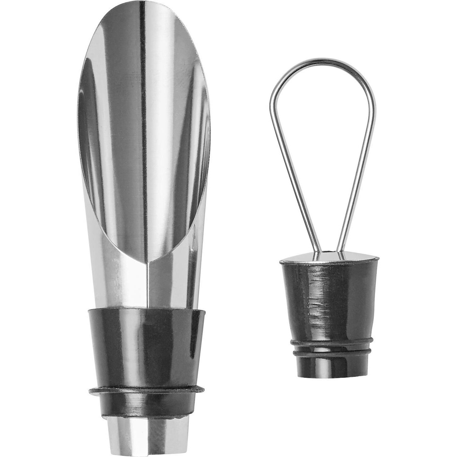 2-teiliges Sommelierset aus Edelstahl Dale - schwarz-912