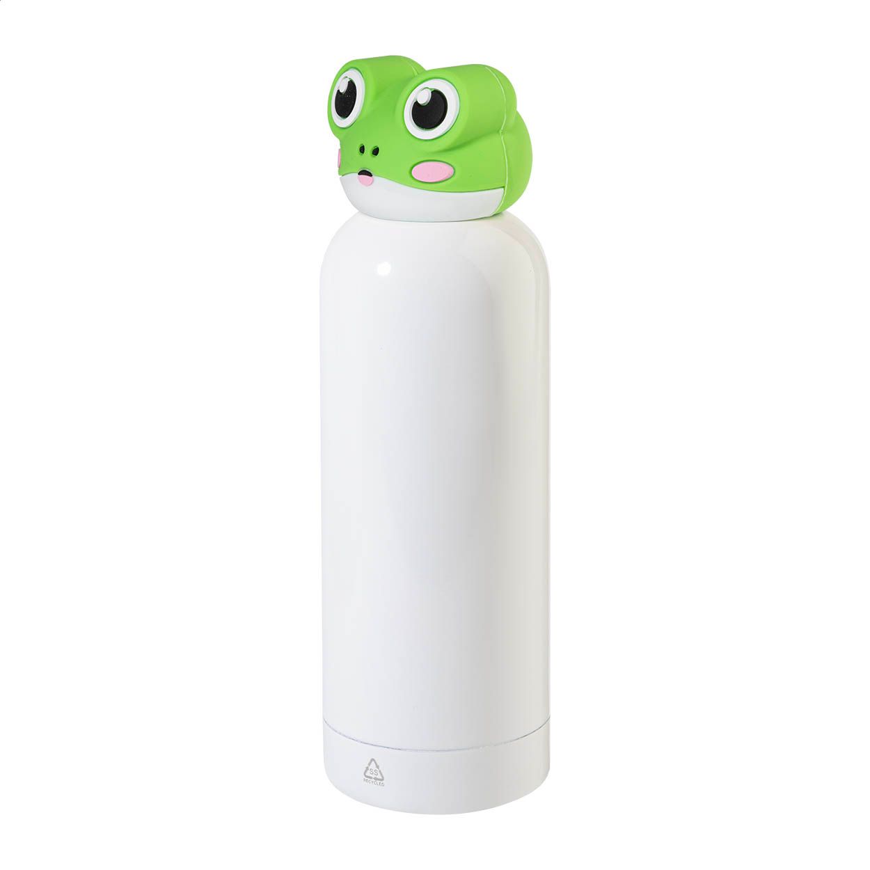 ZooSip Kinder-Isolierflasche, Frosch, 500 ml - weiß - grün-590