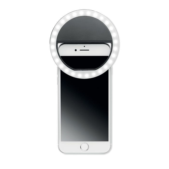 Selfie-Ringlicht mit Clip HELIE - schwarz-989