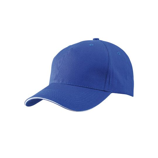 5 Panel Sandwich Cap - royal - white-897