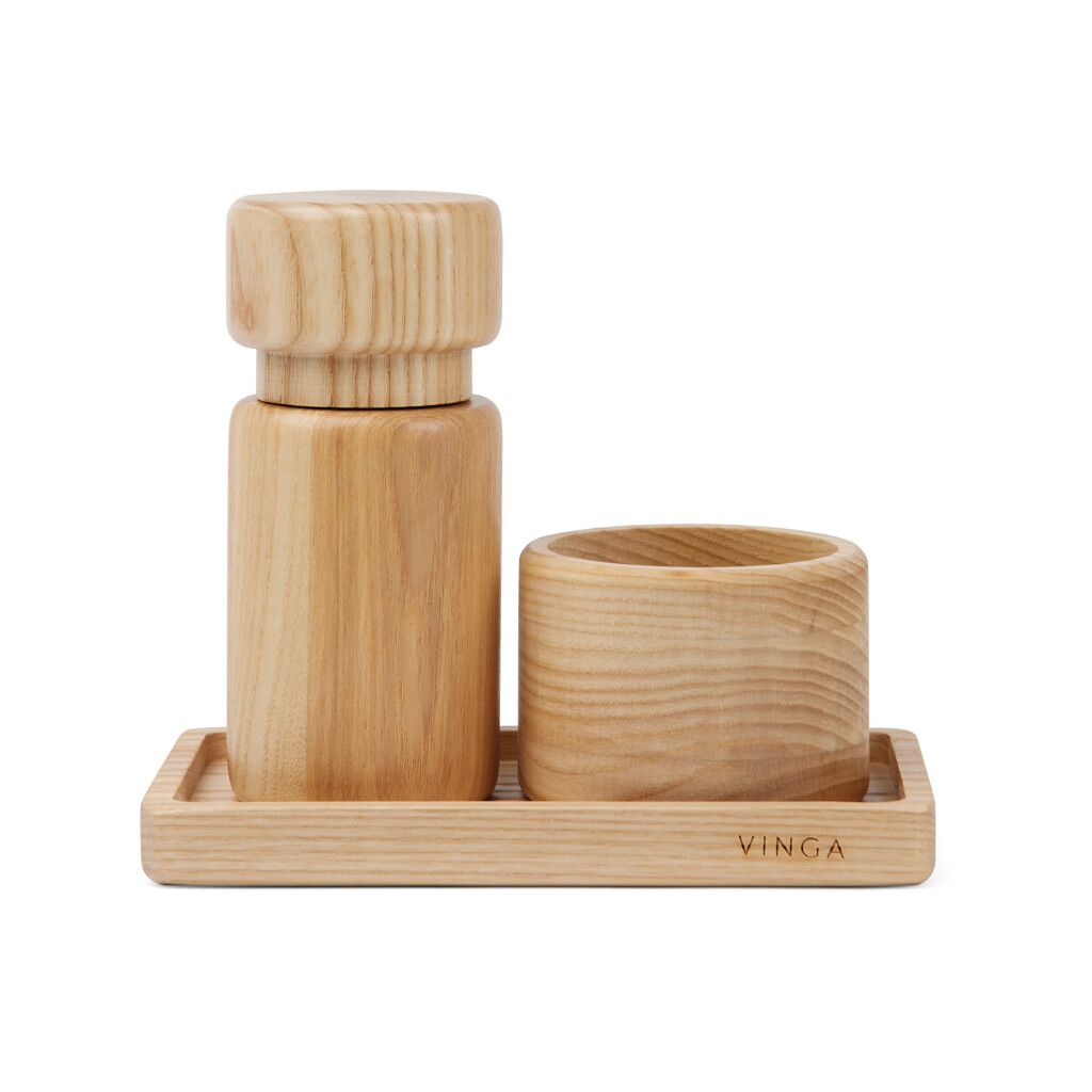 VINGA Retro Salz & Pfeffer Set - braun-536