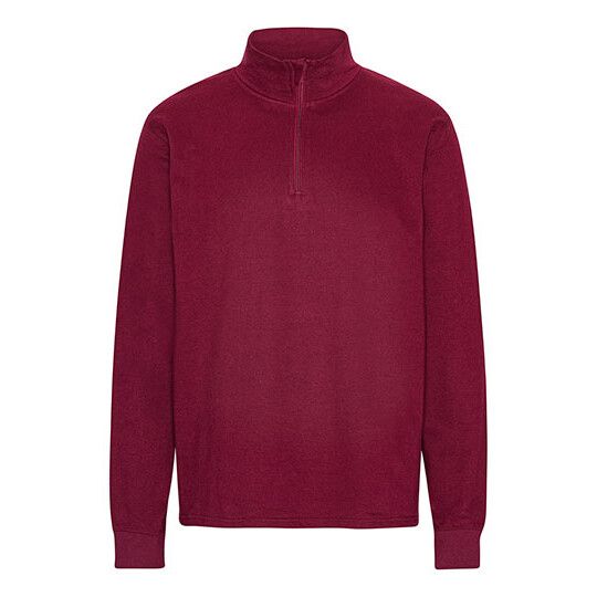Unisex Quarter Zip Sweatshirt - bordeaux-622