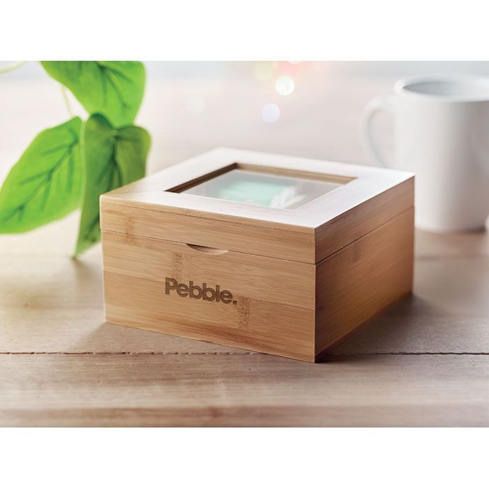 Teebox aus Bambus CAMPO TEA - holz-597