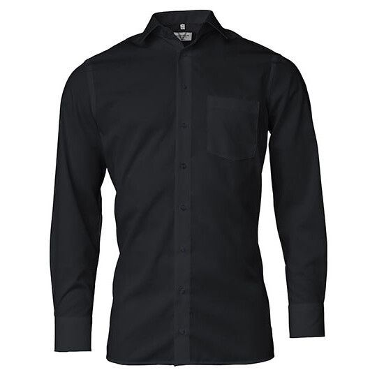 Men´s Shirt Modern Fit Long Sleeve - black-693