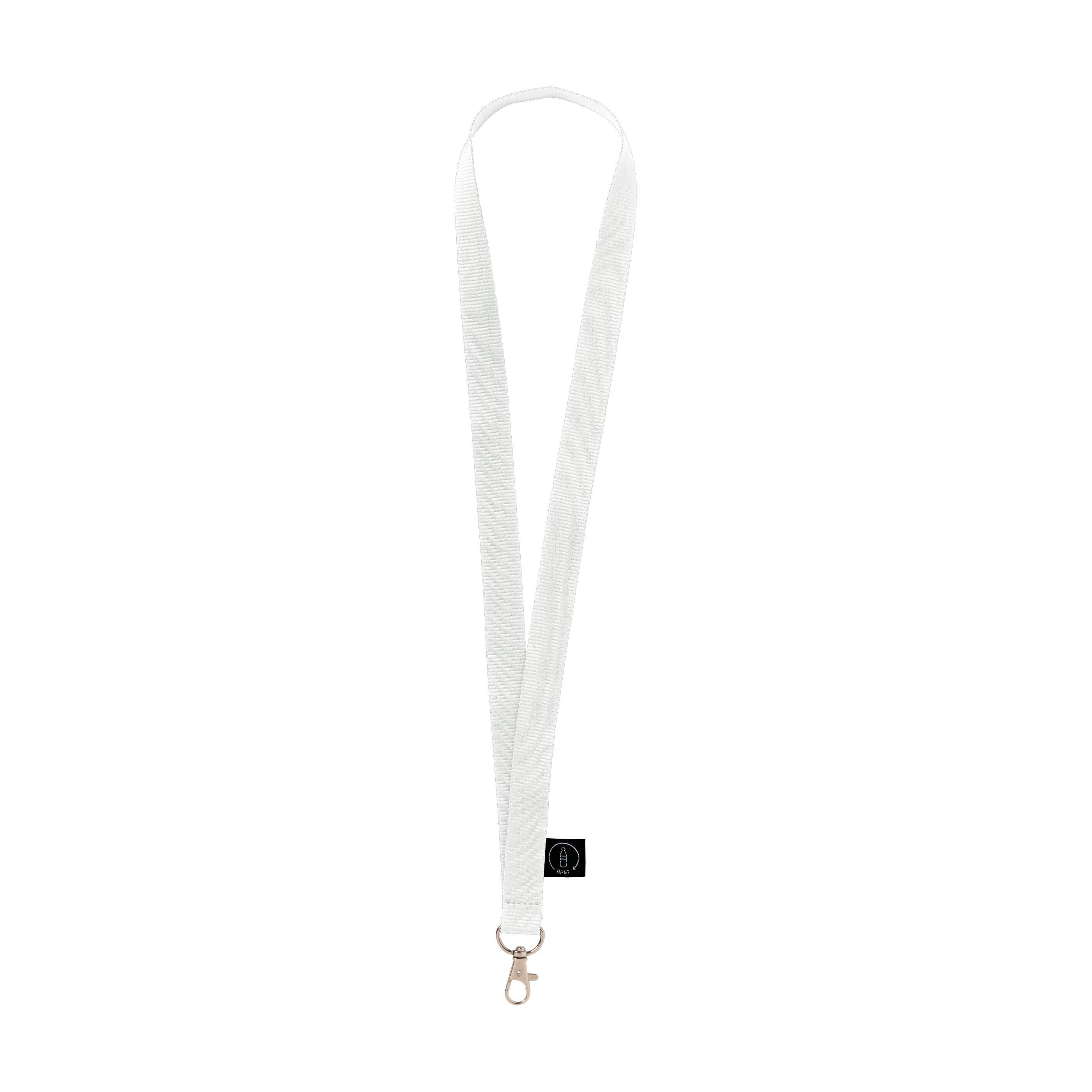 KeyCord Budget GRS RPET 2 cm - weiß-956