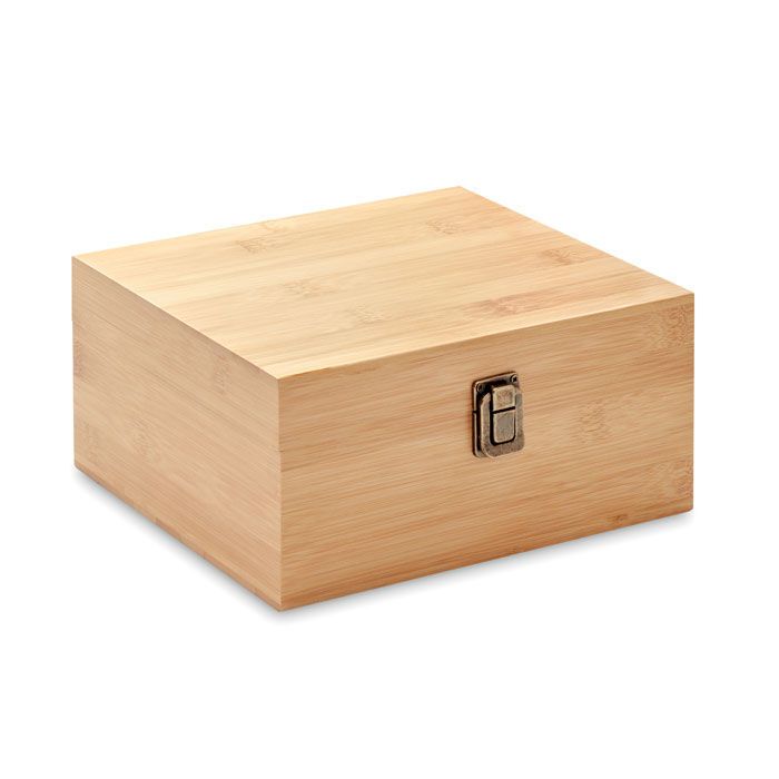 Whisky Set in Bambus Box INVERNESS - holz-554