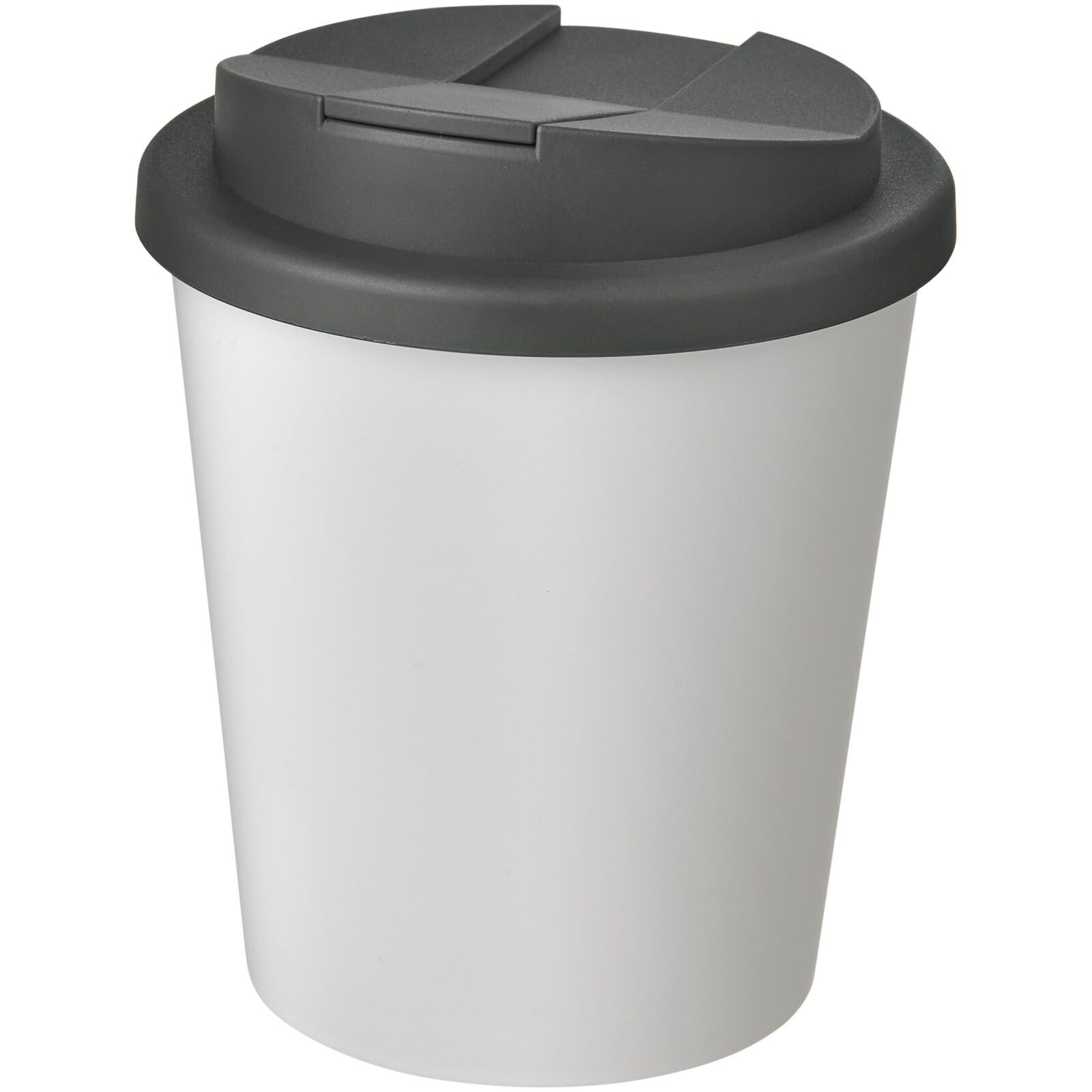Americano Espresso 250 ml Isolierbecher mit auslaufsicherem Schraubverschluss - weiss -  grau-664