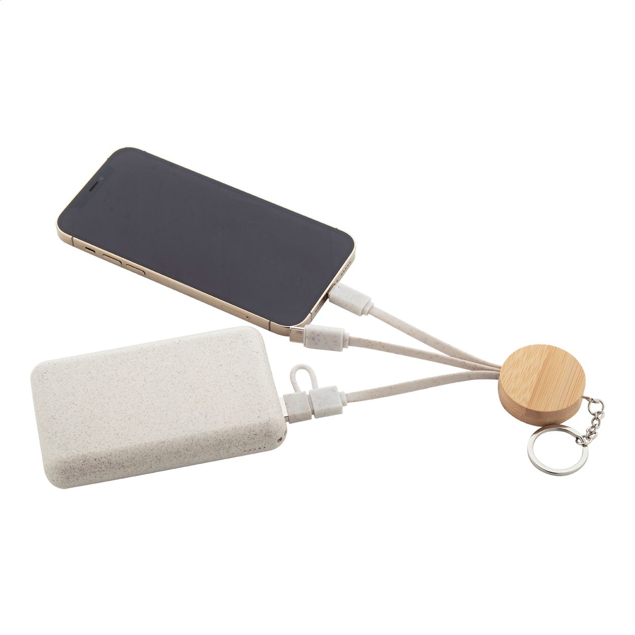 Ladekabel-Schlüsselanhänger Mugory - natur-259