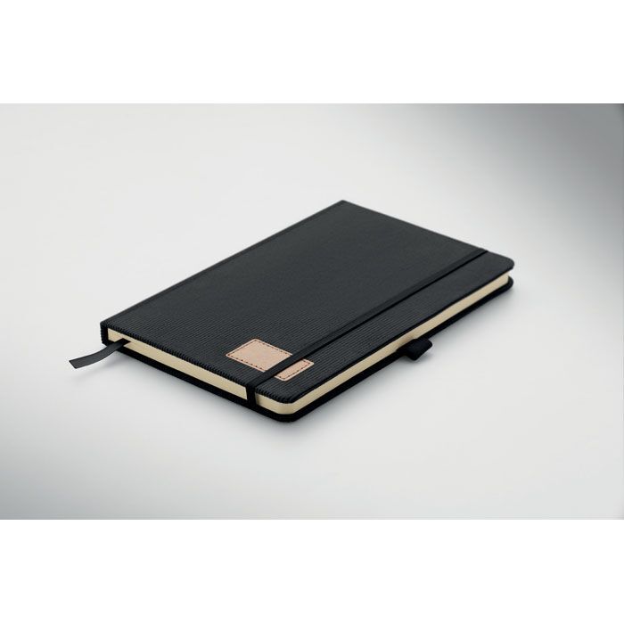 DIN A5 Notizbuch RPET CORDI NOTE - schwarz-943