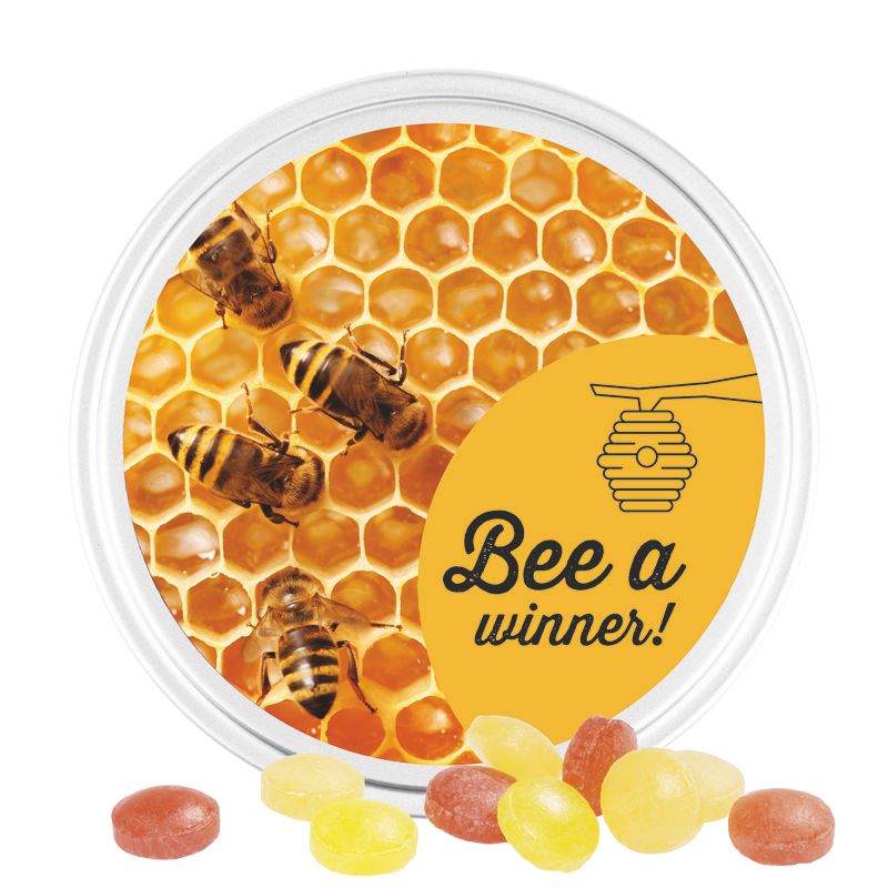 Midi Dose, weiß, Mini Bonbons Fruchtmix-503