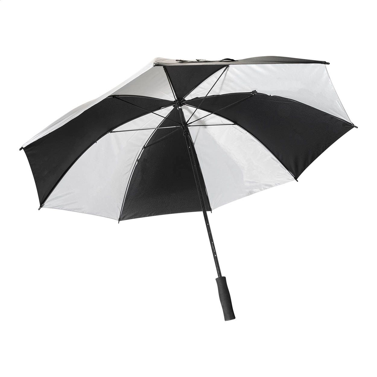 Radians XL Reflektierender RPET Regenschirm - schwarz-652