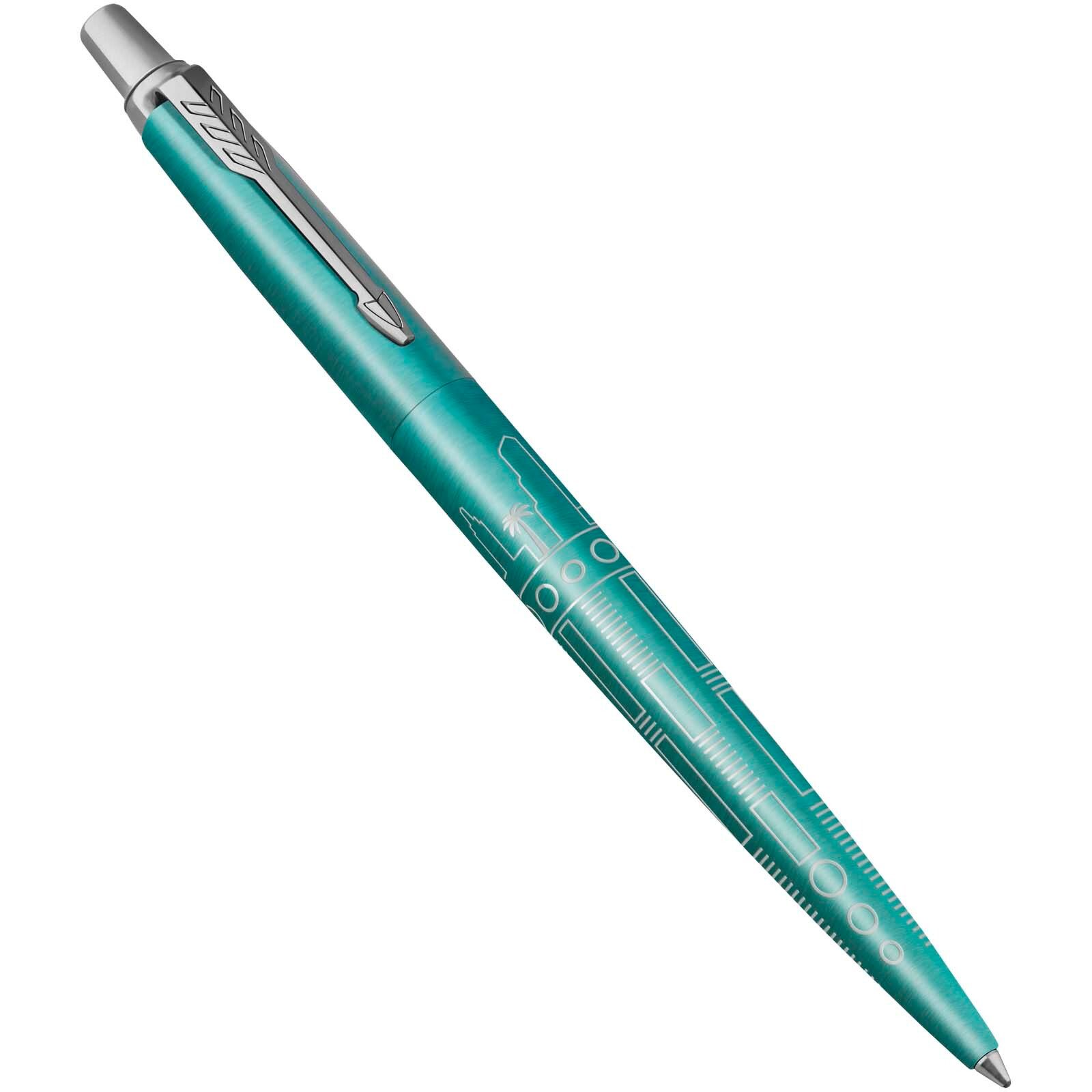 Parker Jotter SE Global Icons Kugelschreiber (blaue Mine) - türkis-919
