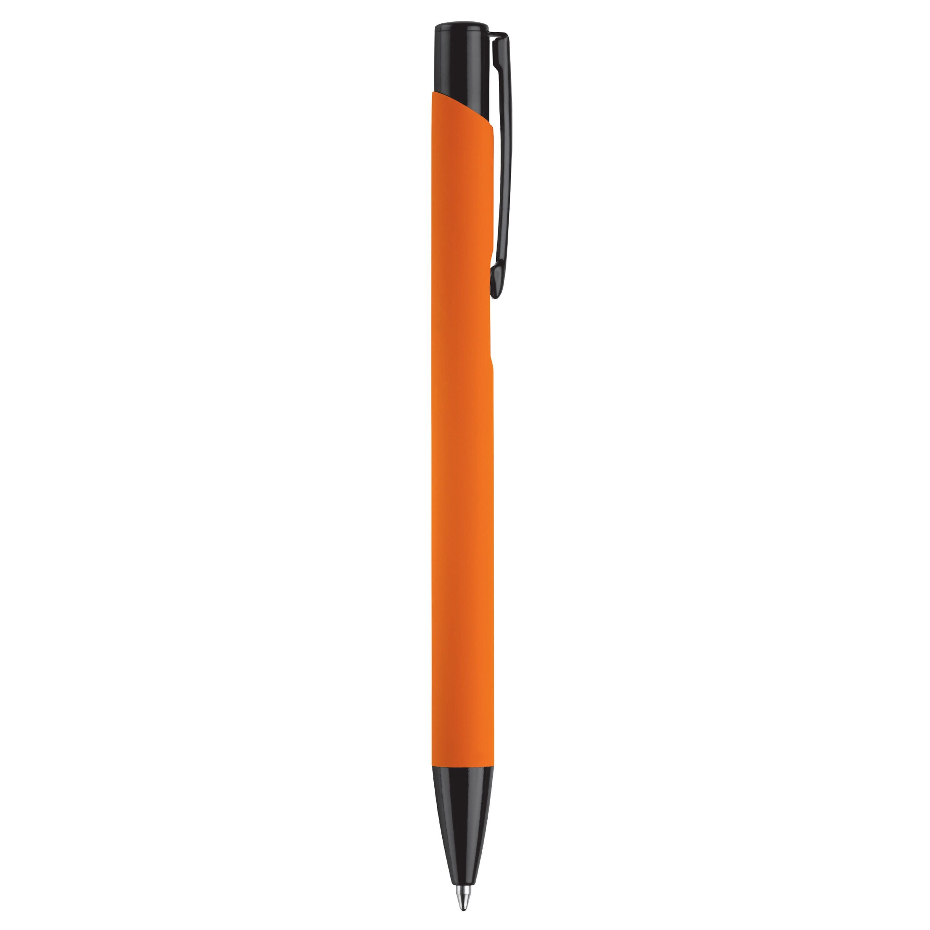 Kugelschreiber Alicante wSofttouch - orange  -  schwarz-565