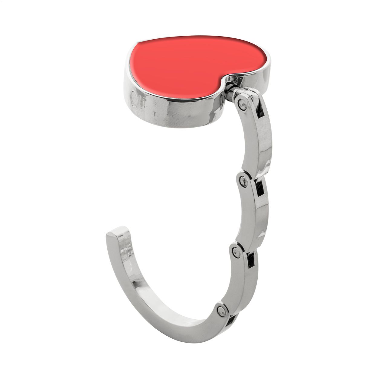Taschenhalter Amor - silber - rot-98