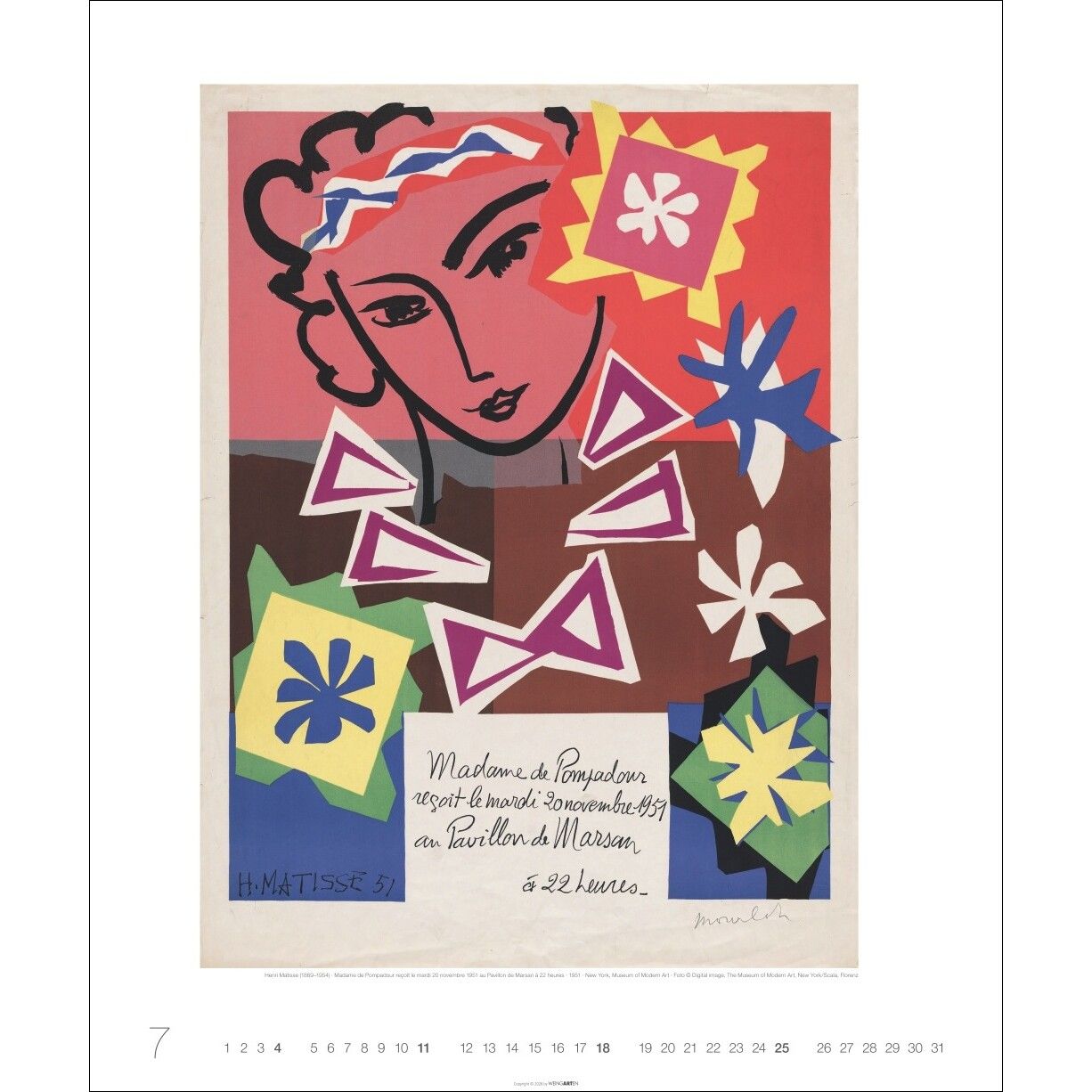 Henri Matisse Edition - Kunst & Kultur Kalender-348