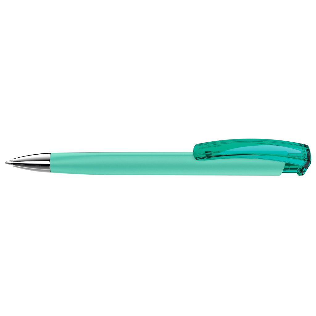 Trinity K Transparent Si Gum Druckkugelschreiber - petrol-383